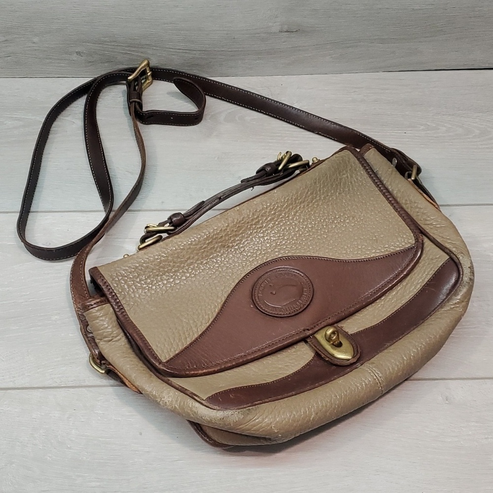 Dooney &Bourke Vintage Y2K Womens Leather Crossbody Bag USA